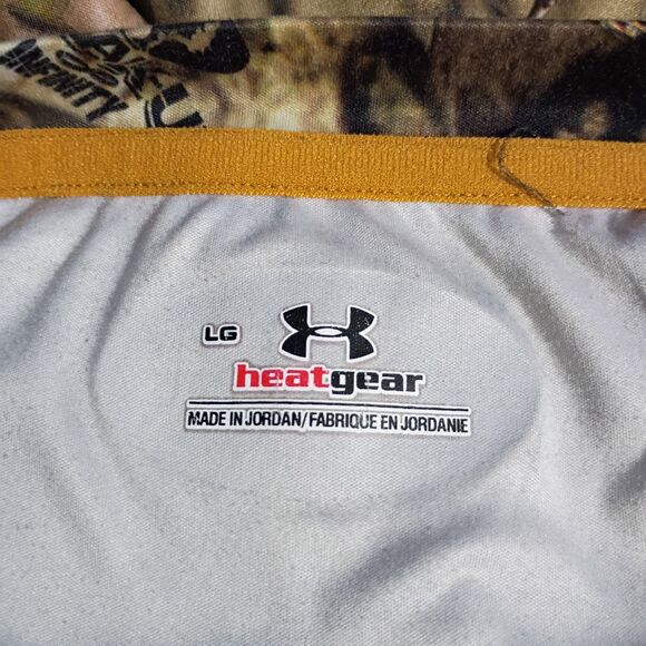 Under Armour Mossy Oak Break Up Infinity LS Performance Shirt Camo Spellout L - Picture 8 of 10